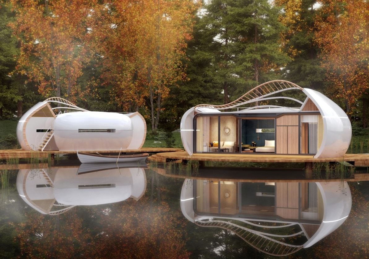This Futuristic Pre-fab Tiny Home is Designed for a Nomadic Way of life